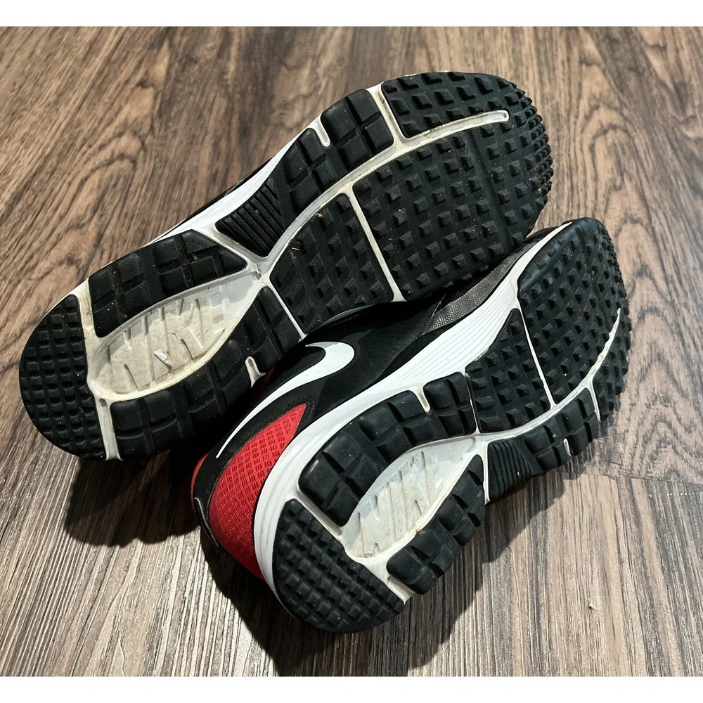 Nike Mens Lunar Edge 553682-600 Black/red Running Shoes Sneakers Size 10
